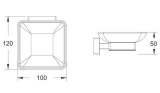 Мыльница Shevanik SG5603C белый